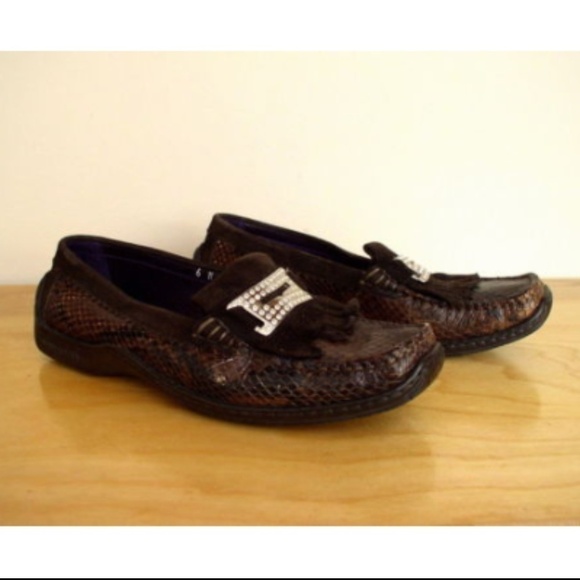 Donald J. Pliner Danie Keltie Crystal Loafer Sz 6 - Picture 5 of 7